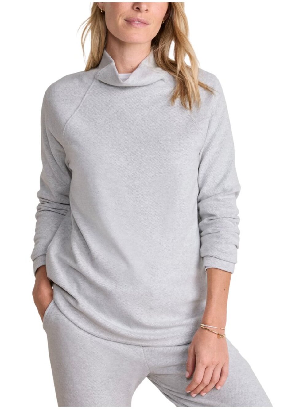 vineyard vines Women's Long Sleeve Funnel Neck Sweater XS